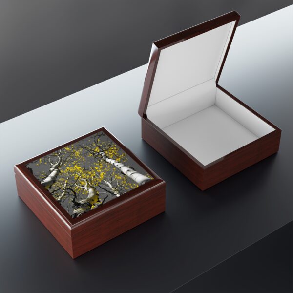 Jewelry/Keepsake Box featuring GOLDEN STARS OF AUTUMN | Exclusive Photography by Fevold Photography - Image 9