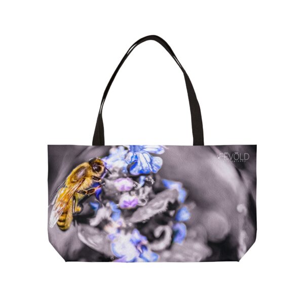 The Weekender Tote Bag.  Featuring BUBBLE BEE | Exclusive Photography by Fevold Photography