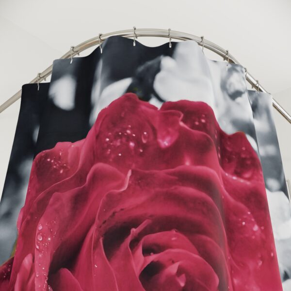 Shower Curtain featuring SYMBOL OF LOVE, Exclusive Photo by Fevold Photography - Image 3