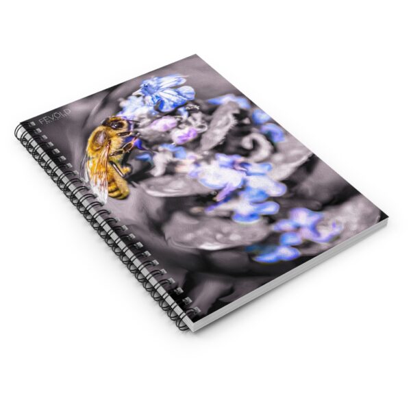 Spiral Notebook - Ruled Line Featuring BUBBLE BEE Exclusive Photography by Fevold Photography - Image 3