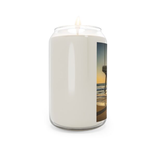 Scented Candle, 13.75oz Featuring GOLDEN HOUR AT VENICE BEACH | Exclusive Photography by Fevold Photography - Image 3