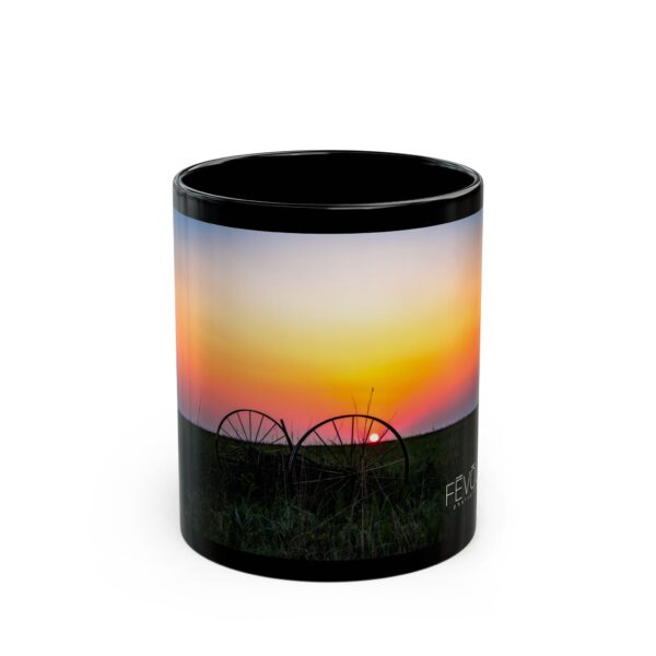 Black Mug (11oz, 15oz) Featuring DUSK IN NEBRASKA | Exclusive Photography by Fevold Photography