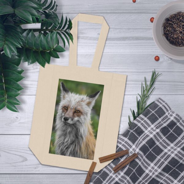 Double Wine Tote Bag featuring FOXY | Exclusive Photo by Fevold Photography