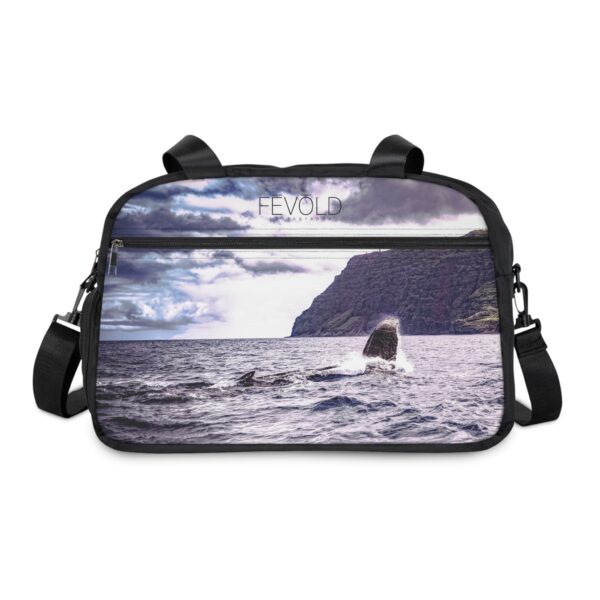 Fitness Handbag (with Shoulder Strap) Featuring A HUMPBACK'S WARNING | Exclusive Photography by Fevold Photography - Image 4