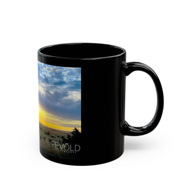 Black Mug (11oz, 15oz) Featuring RANCH LIFE | Exclusive Photography by Fevold Photography - Image 3