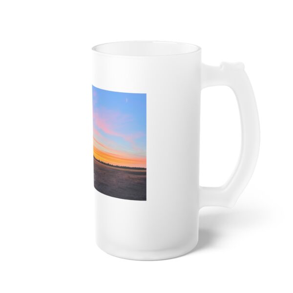 Frosted Glass Beer Mug Featuring LEAVING BOW AND ARROW RANCH | Exclusive Photography by Fevold Photography - Image 4