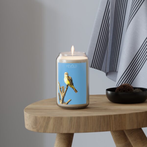 Scented Candle, 13.75oz Featuring WESTERN KINGBIRD | Exclusive Photography by Fevold Photography - Image 9