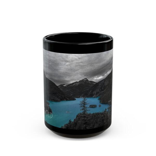 Black Mug (11oz, 15oz) Featuring DIABLO LAKE | Exclusive Photography by Fevold Photography - Image 7