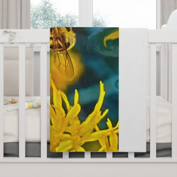 Fleece Baby Blanket featuring POLLEN SMUGGLER | Exclusive Photography by Fevold Photography - Image 4