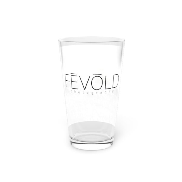 Pint Glass (16oz), Featuring RESTING ON THE CLIFFS | Exclusive photography by Fevold Photography - Image 6