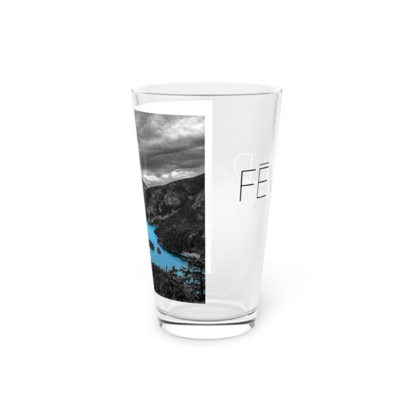 Pint Glass (16oz), Featuring DIABLO LAKE | Exclusive photography by Fevold Photography - Image 2