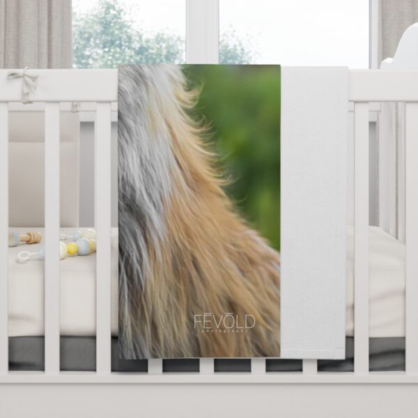 Fleece Baby Blanket featuring FOXY | Exclusive Photography by Fevold Photography - Image 4