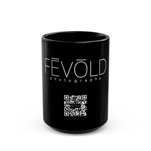 Black Mug (11oz, 15oz) Featuring LOGO | Exclusive Photography by Fevold Photography - Image 7