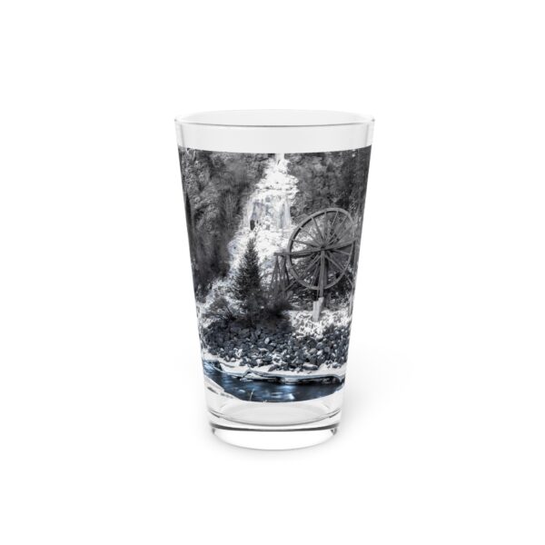 Pint Glass (16oz), Featuring CONFLUENCE | Exclusive photography by Fevold Photography