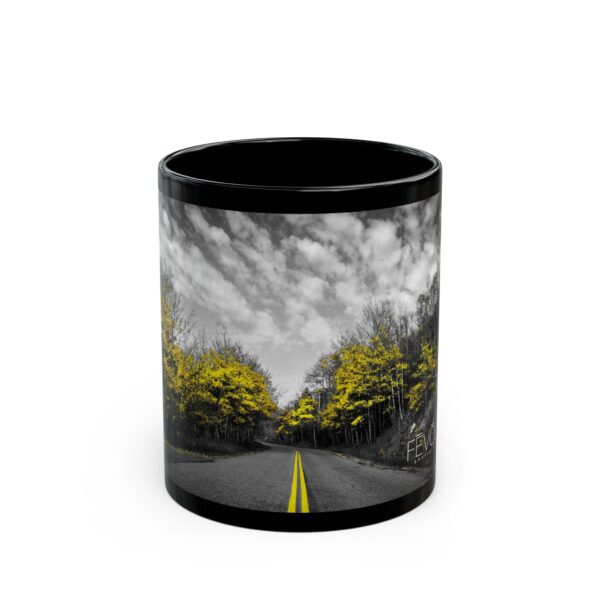 Black Mug (11oz, 15oz) Featuring LAST GLIMPSE OF AUTUMN | Exclusive Photography by Fevold Photography