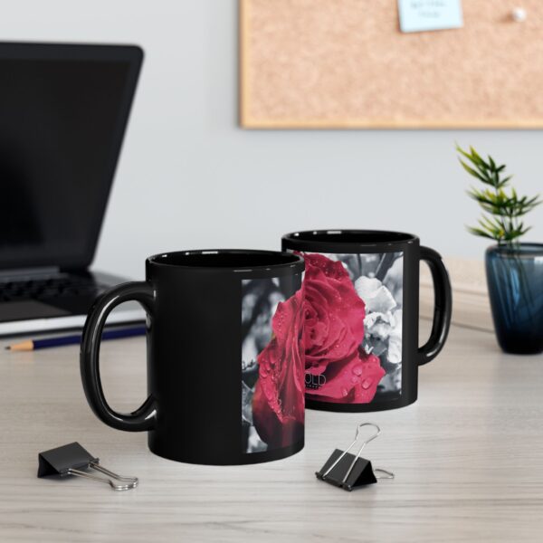 Black Mug (11oz, 15oz) Featuring SYMBOL OF LOVE | Exclusive Photography by Fevold Photography