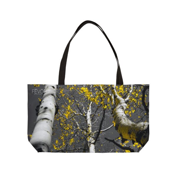 The Weekender Tote Bag.  Featuring LAST GOLDEN STARS OF AUTUMN | Exclusive Photography by Fevold Photography - Image 4