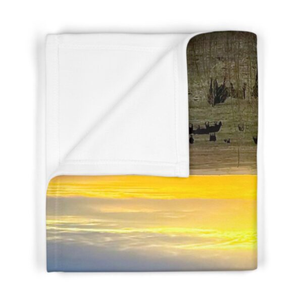 Fleece Baby Blanket featuring RANCH LIFE | Exclusive Photography by Fevold Photography - Image 2