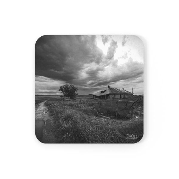 Cork Back Coaster featuring NORTH DAKOTA BACKROADS | Exclusive Photo by Fevold Photography