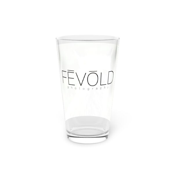 Pint Glass (16oz), Featuring FOXY | Exclusive photography by Fevold Photography - Image 6