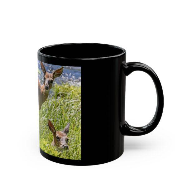 Black Mug (11oz, 15oz) Featuring SPEARFISH CREEK IN JUNE | Exclusive Photography by Fevold Photography - Image 3