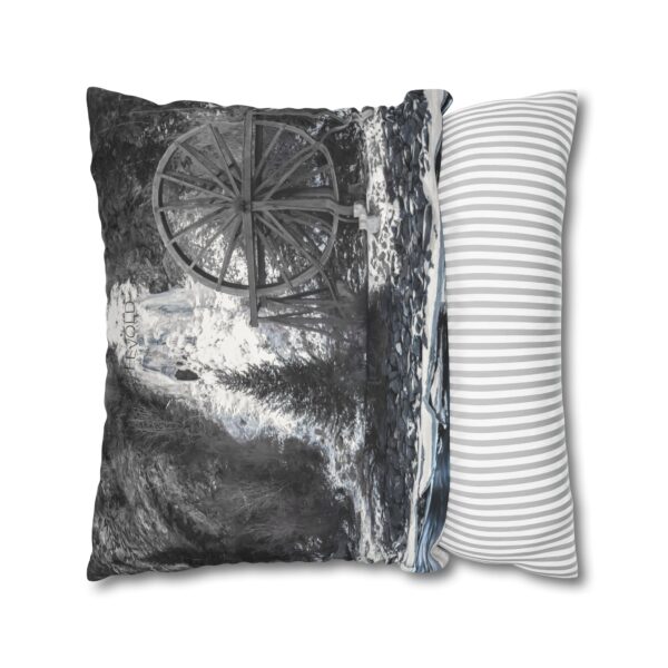 Uniquely Designed Faux Suede Square Pillowcase Featuring CONFLUENCE | Exclusive Photography by Fevold Photography - Image 16