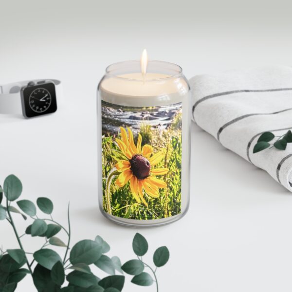 Scented Candle, 13.75oz Featuring EMBRACE THE DAY| Exclusive Photography by Fevold Photography - Image 5