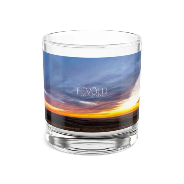 Rocks Glass, 10oz Featuring SUNSET FROM GOBBLERS KNOB - PHASE 3 | Exclusive Photography by FEVOLD PHOTOGRAPHY - Image 3