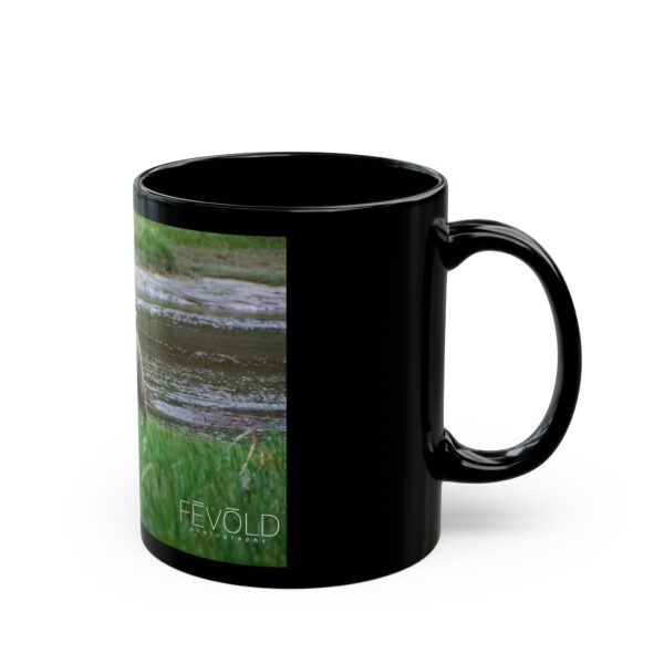 Black Mug (11oz, 15oz) Featuring BEAR STARE | Exclusive Photography by Fevold Photography - Image 8