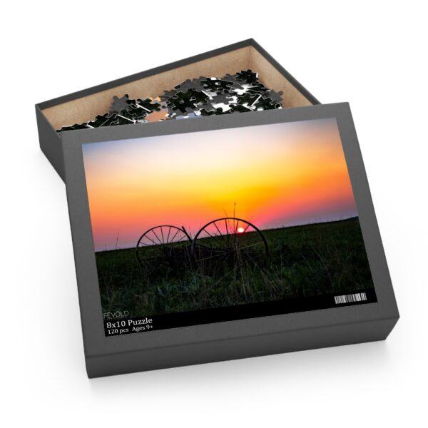 Puzzle (252-Piece) featuring DUSK IN NEBRASKA , Exclusive Photo by Fevold Photography - Image 7