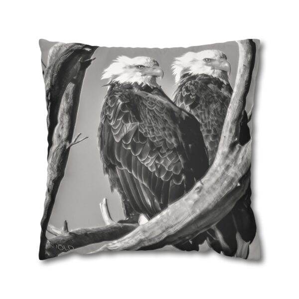 Uniquely Designed Faux Suede Square Pillowcase Featuring FIERCE | Exclusive Photography by Fevold Photography - Image 13