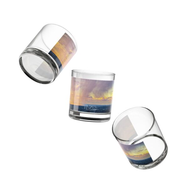 Rocks Glass, 10oz Featuring SNOWSTORM VEILS THE SUNSET | Exclusive Photography by FEVOLD PHOTOGRAPHY