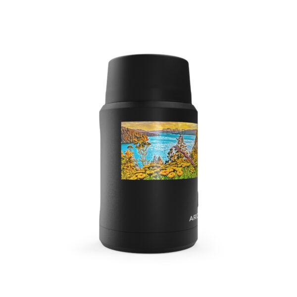 Titan Copper Insulated (hot/cold) Food Container Featuring SUNRISE OVER LAKE COEUR d'ALENE | Exclusive Photography by Fevold Photography