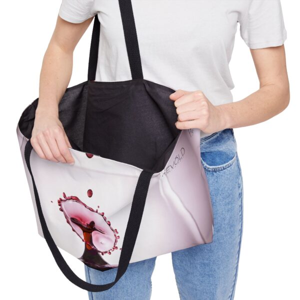 The Weekender Tote Bag.  Featuring SPLASH OF WINE | Exclusive Photography by Fevold Photography - Image 7