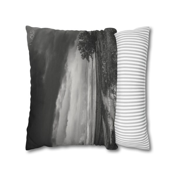 Uniquely Designed Faux Suede Square Pillowcase Featuring NORTH DAKOTA BACKROADS | Exclusive Photography by Fevold Photography - Image 14