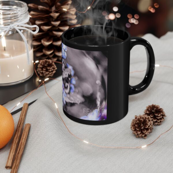 Black Mug (11oz, 15oz) Featuring BUBBLE BEE | Exclusive Photography by Fevold Photography - Image 6