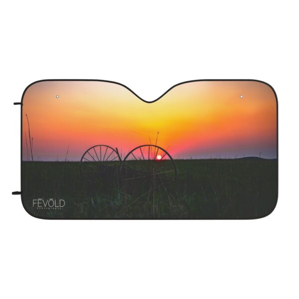 Car Sun Visor Featuring DUSK IN NEBRASKA | Exclusive Photography by Fevold Photography - Image 2