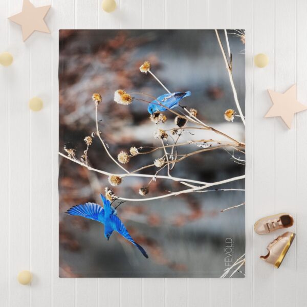 Fleece Baby Blanket featuring SIGNS OF SPRING | Exclusive Photography by Fevold Photography - Image 2