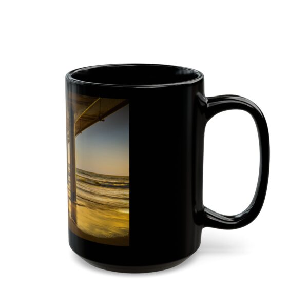 Black Mug (11oz, 15oz) Featuring GOLDEN HOUR AT VENICE BEACH | Exclusive Photography by Fevold Photography - Image 8