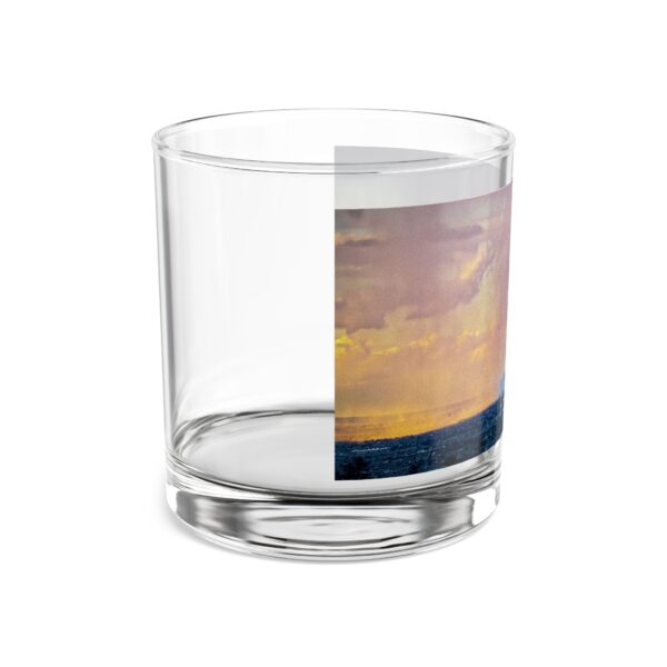 Rocks Glass, 10oz Featuring SNOWSTORM VEILS THE SUNSET | Exclusive Photography by FEVOLD PHOTOGRAPHY - Image 4