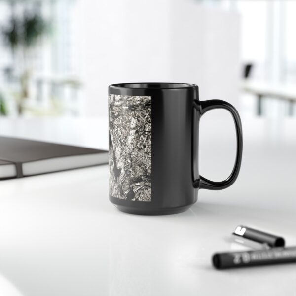 Black Mug (11oz, 15oz) Featuring ILLUSIONS PROVOKED BY THE SOUNDS | Exclusive Photography by Fevold Photography - Image 5