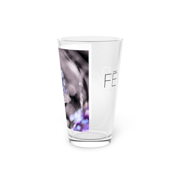 Pint Glass (16oz), Featuring BUBBLE BEE | Exclusive photography by Fevold Photography - Image 5