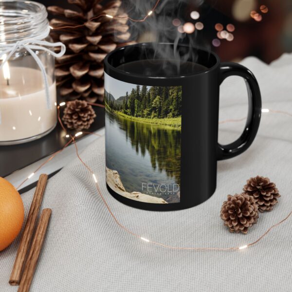 Black Mug (11oz, 15oz) Featuring A GLIMPSE OF THE BLACK HILLS | Exclusive Photography by Fevold Photography