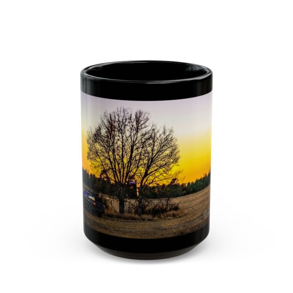 Black Mug (11oz, 15oz) Featuring LEAVING THE TREE STAND | Exclusive Photography by Fevold Photography - Image 7