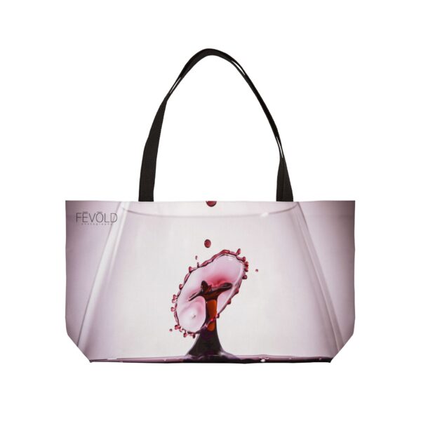 The Weekender Tote Bag.  Featuring SPLASH OF WINE | Exclusive Photography by Fevold Photography