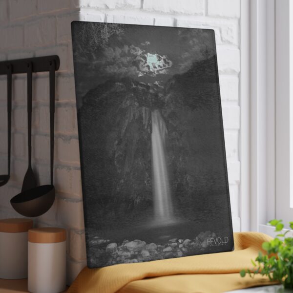 Textured, Tempered Glass Cutting Board Featuring MIDNIGHT AT HAVASU FALLS Exclusive Photography by Fevold Photography