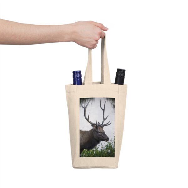 Double Wine Tote Bag featuring A LEISURELY STROLL | Exclusive Photo by Fevold Photography