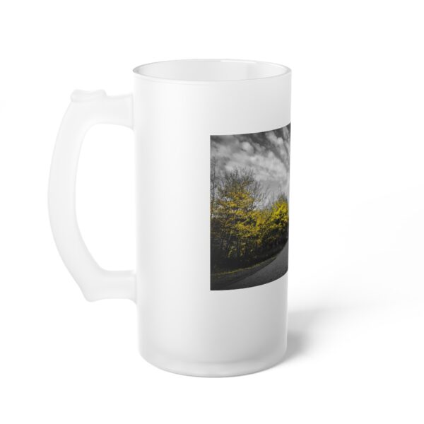 Frosted Glass Beer Mug Featuring LAST GLIMPSE OF AUTUMN | Exclusive Photography by Fevold Photography - Image 3