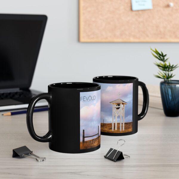 Black Mug (11oz, 15oz) Featuring JOHN 8:12 | Exclusive Photography by Fevold Photography - Image 2