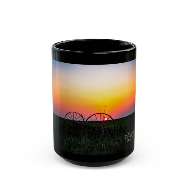 Black Mug (11oz, 15oz) Featuring DUSK IN NEBRASKA | Exclusive Photography by Fevold Photography - Image 7